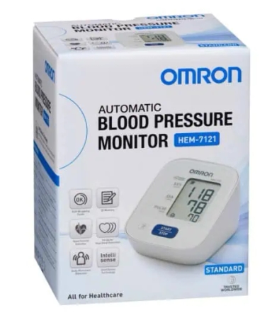 Combo-Omron-HBP-7121J and Dr Morepen(Gluco one Machine) with 25 Strips