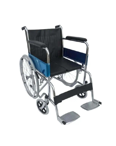 Foldable wheelchair 100kg capacity with foldable footrest Manual Wheelchair