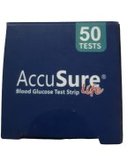 AccuSure Life Blood Glucose Test Strip - 50 Strips