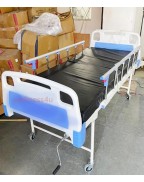 Semi Fowler Hospital Bed with ABS Panel, Collapsable Railings, Wheels and Mattress