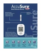 AccuSure Life Glucometer with 50 Strips 