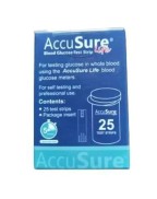 AccuSure Life Blood Glucose Test Strip - 25 Strips