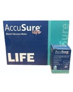 AccuSure Life Glucometer with 25 Strips